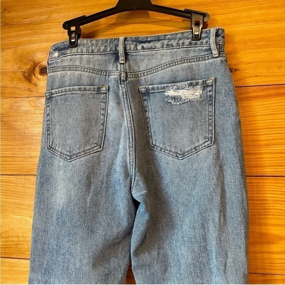 PacSun Light Blue Distressed High Rise Mom Jeans 26 - Picture 8 of 15
